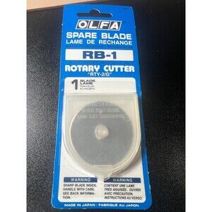 New in Sealed Olfa Rotary Cutter Spare Blade RB-1  "RTY-2/G"  45mm Cutting Tools